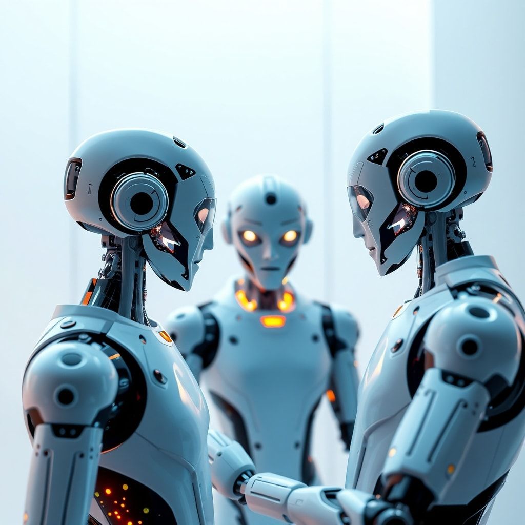 Specialized AI agents collaborating workflow