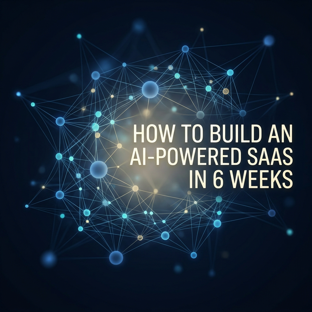 How to Build an AI-Powered SaaS in 6 Weeks