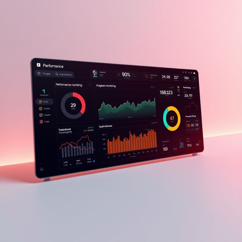 Performance monitoring dashboard