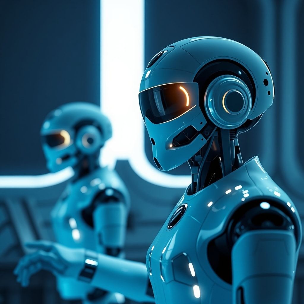 Futuristic autonomous AI business agents